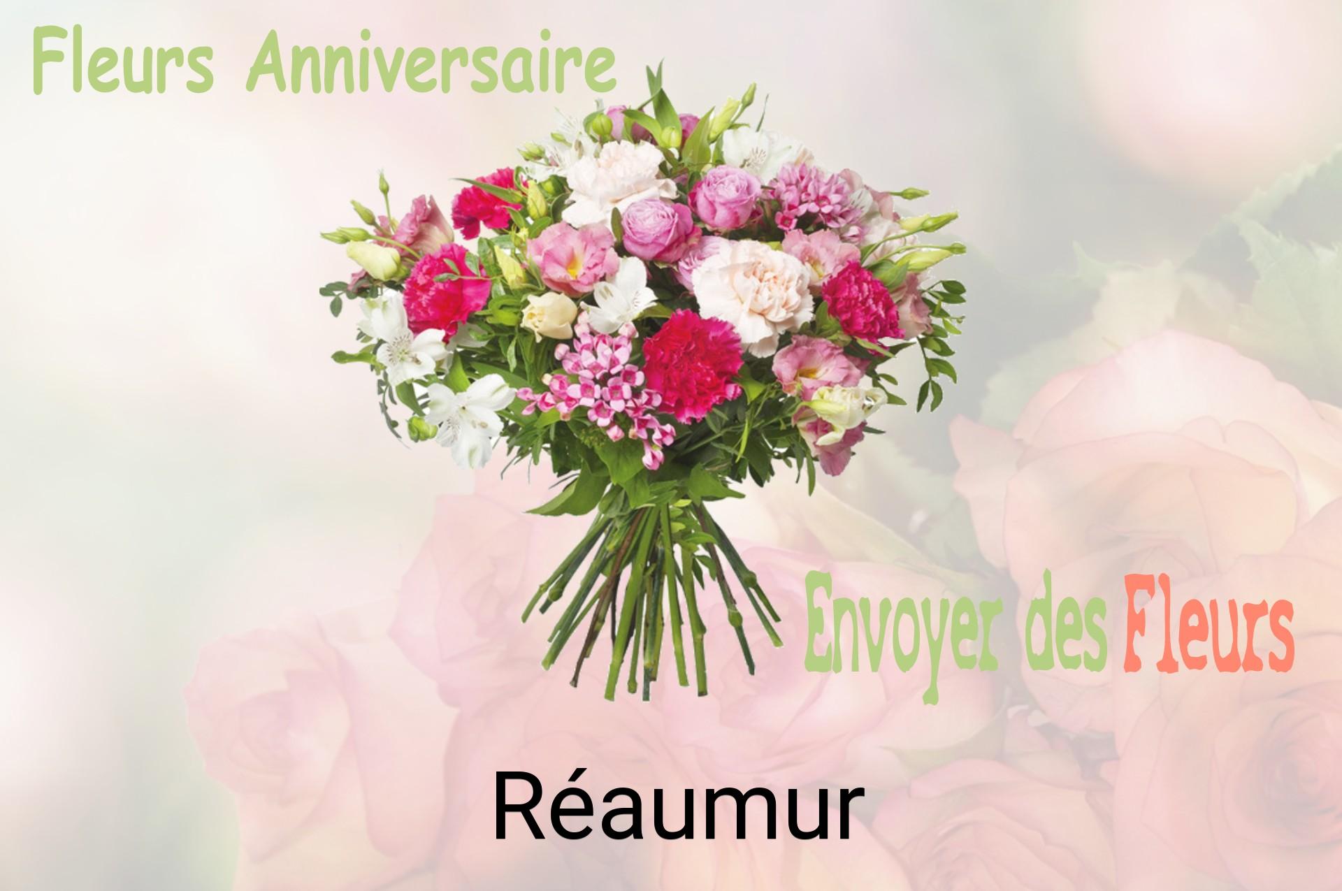 Bouquet de fleurs d’anniversaire livré à Réaumur